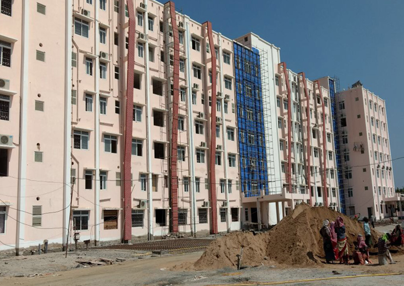 Construction of District Headquarter Hospital Building at Malkangiri	